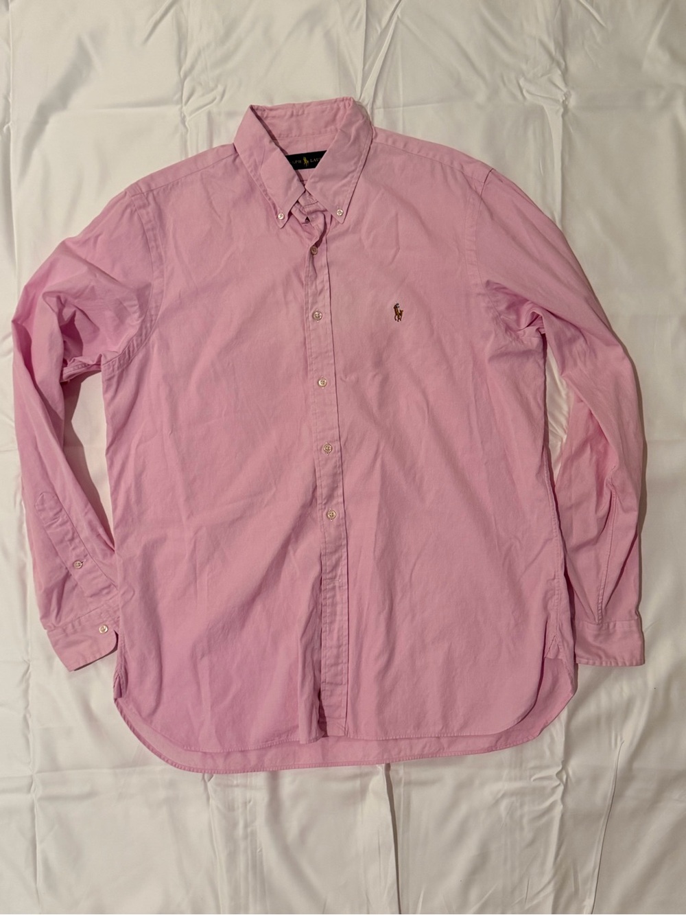 Ralph Lauren Light Pink Button-Down Oxford Shirt - Men's